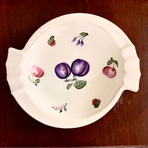 Vintage Richard Ginori Italian Fruit Pattern Dish/Plate 6.5x6